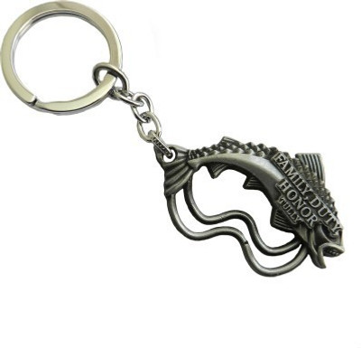 

Skywalk Game of Thrones: House Tully, Family, Duty,Honor Bronze trout Keychain Key Chain