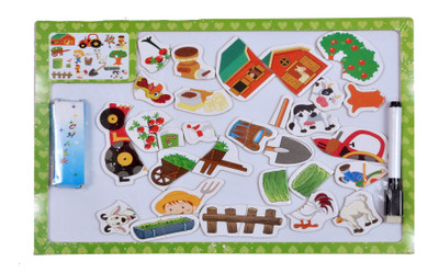 

Sanyal Kids Wooden Jigsaw Wooden Magnetic Board Picture Puzzle Games (Multicolor)