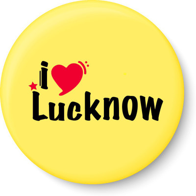 

Peacockride I Love Lucknow Fridge Magnet Fridge Magnet Pack of 1(Multicolor)