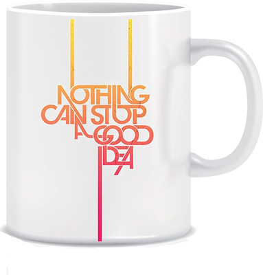 

Everyday Desire Nothing can stop a good idea ED020 Ceramic Mug(300 ml), Multicolor