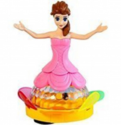 

Reyansh Collection Dancing Princess Robot with Music and 3D Lights(Pink)