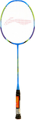 

Li-Ning US-988 (String Tension Up to 32 LBS) Blue Strung Badminton Racquet(S2, 80 g)