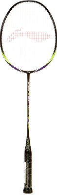 

Li-Ning TURBO-X 90 (String Tension Up to 32 LBS) Black Strung Badminton Racquet(S2, 87 g)