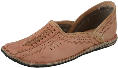 

Ramraj Brown Leather Mojaris Casuals For Men(Brown