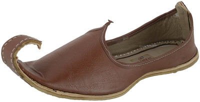 

Ramraj Brown Leather Mojaris Casuals For Men(Brown