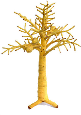 

Art Godaam Hand made coir Tree Decorative Showpiece - 30 cm(Cotton, Yellow)