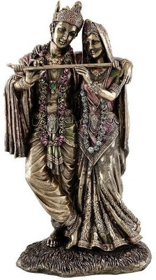 

Redbag Beautiful Radha Krishna Fine Finish Statue Decorative Showpiece - 27.94 cm(Polyresin, Multicolor)