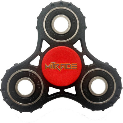 

Mitrade Hand Spinner, Ultra Fast Bearings, Finger Toy, Great Gift for ADD,(Black)
