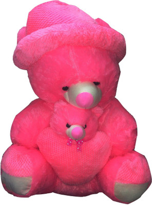 kaykon Big Sweetheart Teddy Bear Premium Quality Stuffed Plush Jumbo Size Pink Teddy Bear Ultra Soft Feather - 120 cm(Pink)