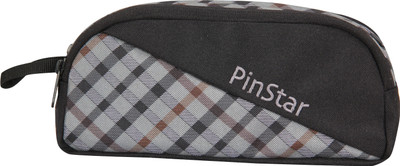 

PinStar Cosmetic Pouch(Black), Checks grey