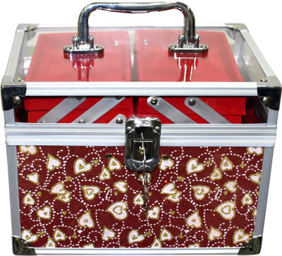 

Pride Star Daisy to store cosmetic itmes Vanity Box(Red)