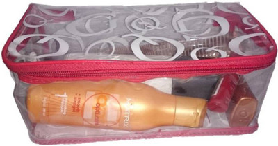 

Atorakushon Set of 3 Vanity cosmetic toiletary Wardrobe Organiser/Regular Makeup storage jewellery Vanity Box Pouch (red) Storage Case Vanity Box(Red)