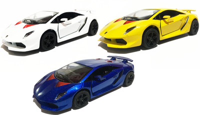 

Jack Royal 3 combo Die-cast metal cars(Blue, Yellow, White), Blue;white;yellow