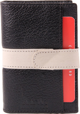 

UC Men Black Genuine Leather Card Holder(15 Card Slots), Black-1106