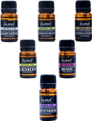 

AuraDecor Aromatherapy Oil, Set of 6(10 ml)
