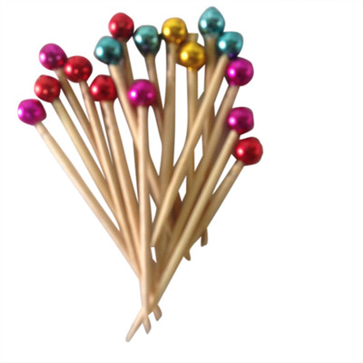 

Funcart Mettalic balls topper toothpicks (pack of 30)