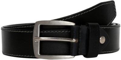 

Cyclone Men Casual Black Genuine Leather Belt