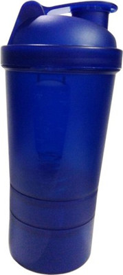 

Mugshug Hard Plastic GYM sipper 1000 ml Shaker(Pack of 1, Blue)