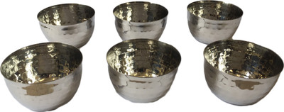 

Blessed Voyager Blessed Voyager High Quality Stainless Steel Bowl Stainless Steel Bowl Set(Silver, Pack of 6)