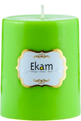 

Ekam Jasmine pillar candle Candle(Green, Pack of 1)