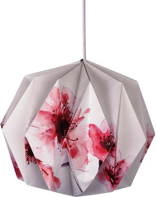 

FloftStudio Japanese Watercolor Sakura Origami Handmade Lampshade Chandelier Ceiling Lamp
