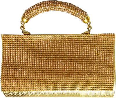 

Krushh Party Gold Clutch