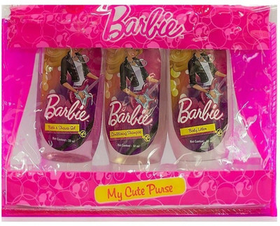 

Barbie My Cute Purse Combo (Bath And Shower Gel, Conditioner Shampoo,Lotion)(Set of)