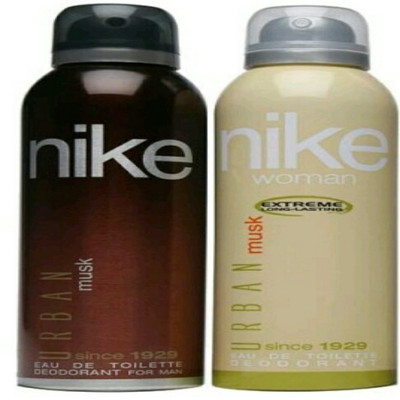 

Nike urban musk Body Spray - For Men & Women(0.4 ml, Pack of 2)