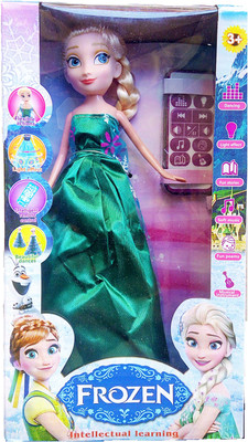 

TALKING GANESHA Frozen Doll Anna/Elsa Dancing Doll with multiple features like Dancing, Soft Music(Multicolor)