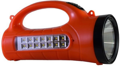 

Home Delight 14 LED Emergency Light Emergency Light(Orange, Black), Black;orange