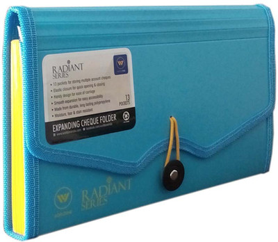 

World One Polypropylene Expanding Cheque Folder(Set Of 1, Pherozi)
