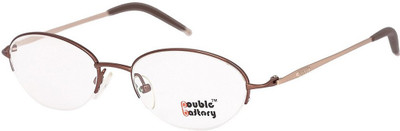 

DOUBLE BATTERY Half Rim Oval Frame(47 mm
