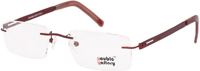 

DOUBLE BATTERY Rimless Square Frame(52 mm