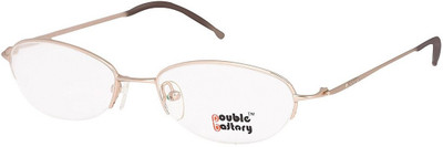 

DOUBLE BATTERY Half Rim Oval Frame(49 mm