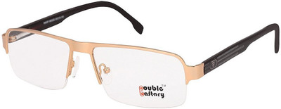 

DOUBLE BATTERY Half Rim Square Frame(53 mm