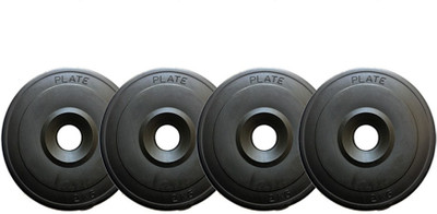 

GB COMBO OF (2*4) 8 KG SPARE PVC Black Weight Plate(8 kg)