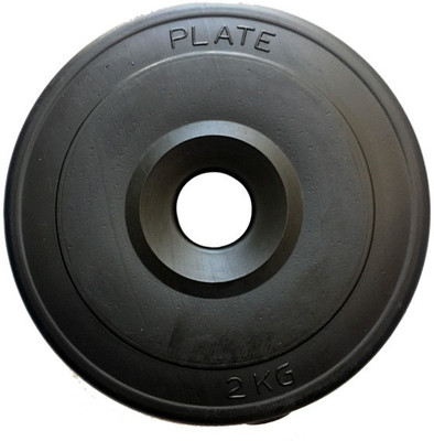 

GB 2 KG spare pvc Black Weight Plate(2 kg)