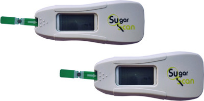 

Sugar Scan Thyrocare Pack of Two Glucometers Glucometer(White)