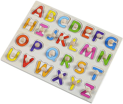 

Vivir Wooden Alphabets Learning Toys For Kids(Multicolor)