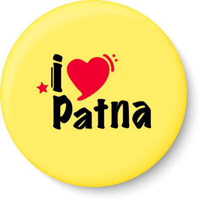 

Peacockride I Love Patna Fridge Magnet Fridge Magnet Pack of 1(Multicolor)