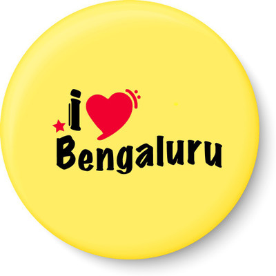 

Peacockride I Love Bangaluru Fridge Magnet Fridge Magnet Pack of 1(Multicolor)