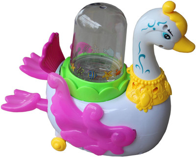 

Toys Factory Fountain Swan & musical Toy(Multicolor)