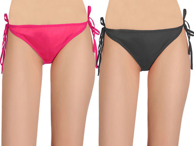 Fashion Comfortz Women's G-string Multicolor Panty(Pack of 2) available at flipkart for Rs.192