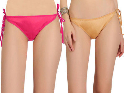 Fashion Comfortz Women's G-string Multicolor Panty(Pack of 2) available at flipkart for Rs.194