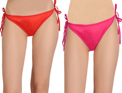 Fashion Comfortz Women's G-string Multicolor Panty(Pack of 2) available at flipkart for Rs.191