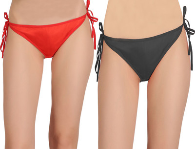 Fashion Comfortz Women's G-string Multicolor Panty(Pack of 2) available at flipkart for Rs.194