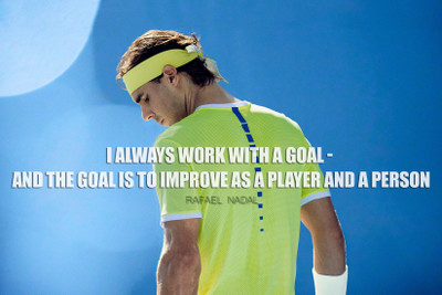 

Spirit Of Sports - Tennis Legend Rafael Nadal - Motivational Poster - Premium Quality Poster For Gym, Home Or Office Paper Print(17 inch X 12 inch)