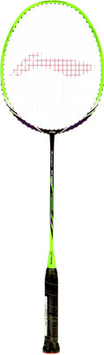 

Li-Ning TURBO-X 80 (String Tension Up to 32 LBS) Green, Black Strung Badminton Racquet(S2, 87 g), Black;green