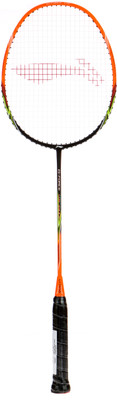 

Li-Ning G-Force Lite 3900i Pro (Matte Finish) Black, Orange Strung Badminton Racquet(S2, 82 g)