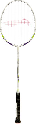 

Li-Ning TURBO-X 80 (String Tension Up to 32 LBS) White Strung Badminton Racquet(S2, 87 g)